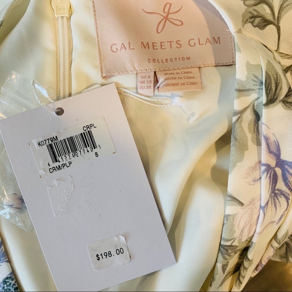 Gal Meets Glam NWT Cassidy Floral Maxi Dress $198 - Picture 12 of 13